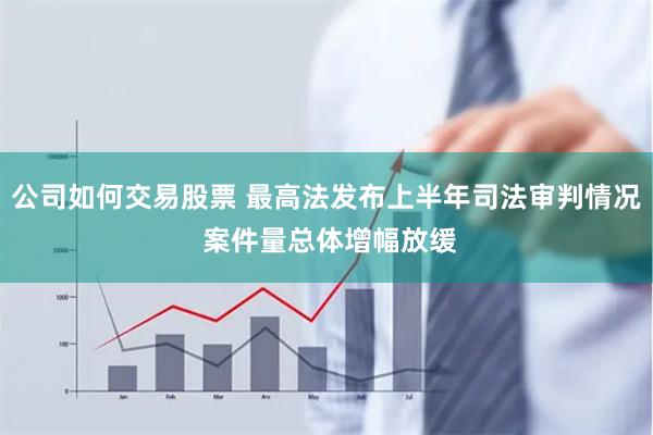 公司如何交易股票 最高法发布上半年司法审判情况 案件量总体增幅放缓