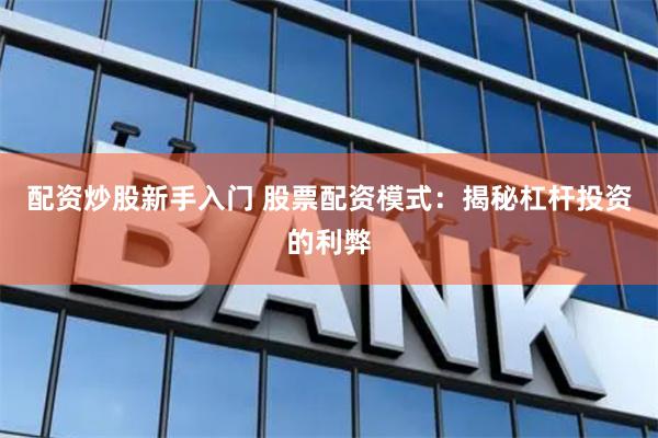 配资炒股新手入门 股票配资模式：揭秘杠杆投资的利弊